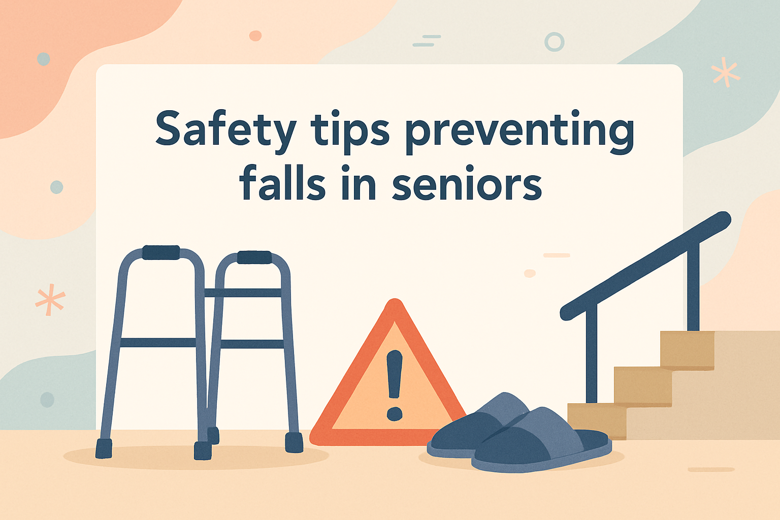 Cover image for Safety tips for preventing falls in seniors