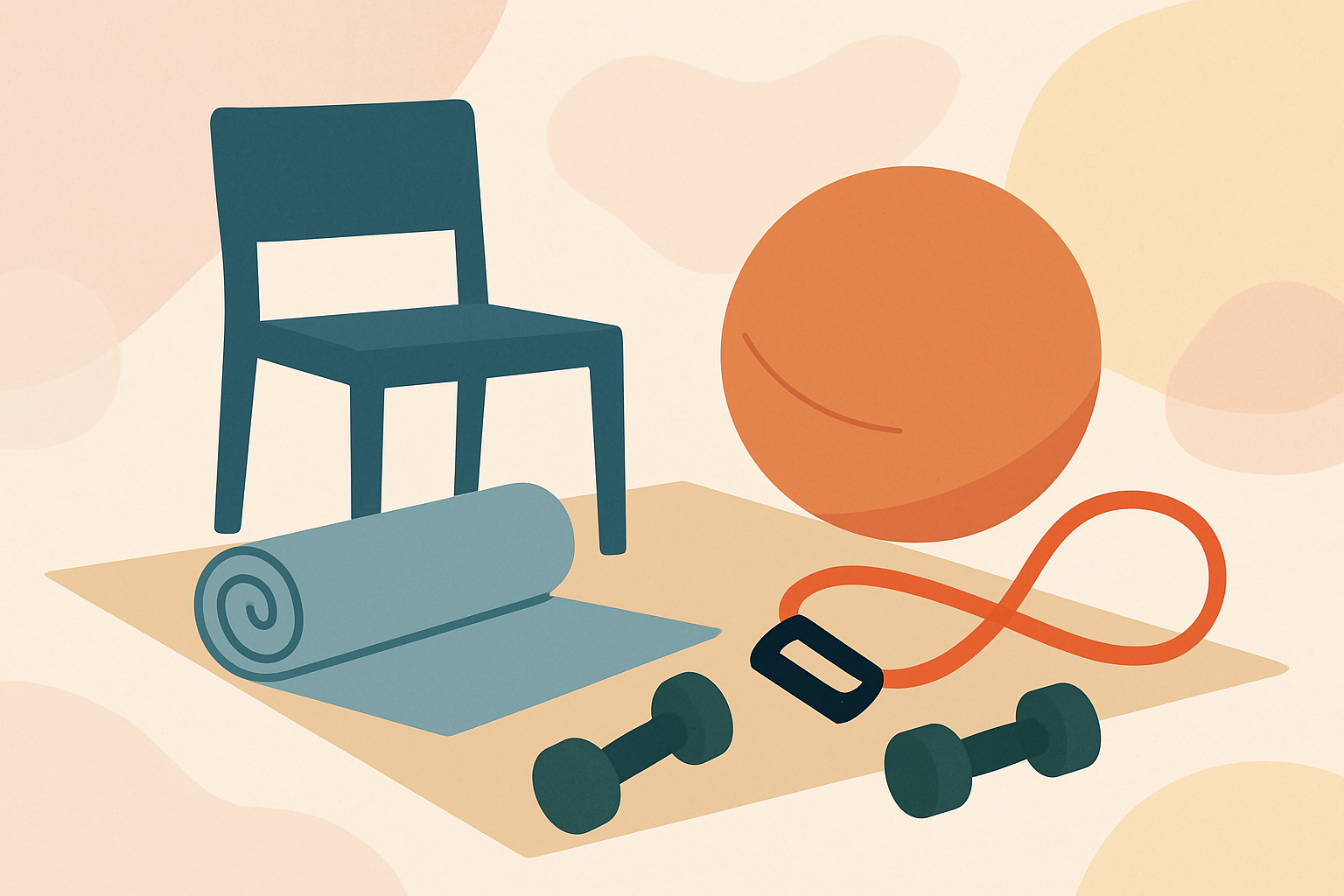 Cover image for Simple exercises seniors can do at home